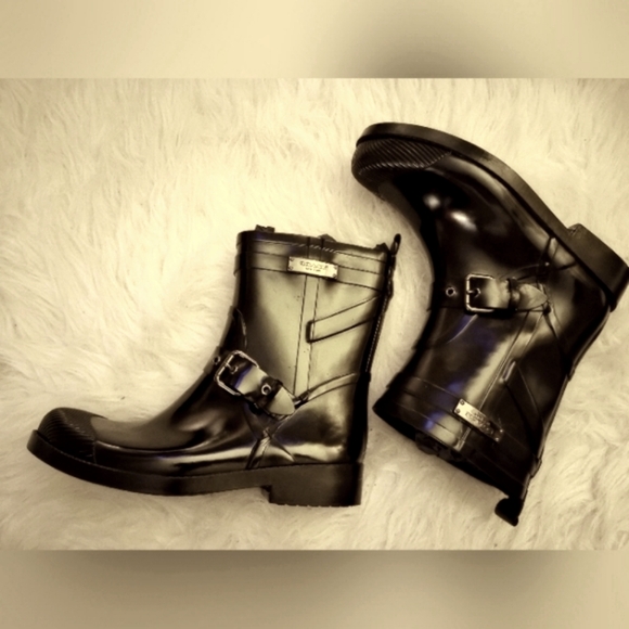 Coach Shoes - Coach Lester Rubber Waterproof Water boots. New condition. Size 7B